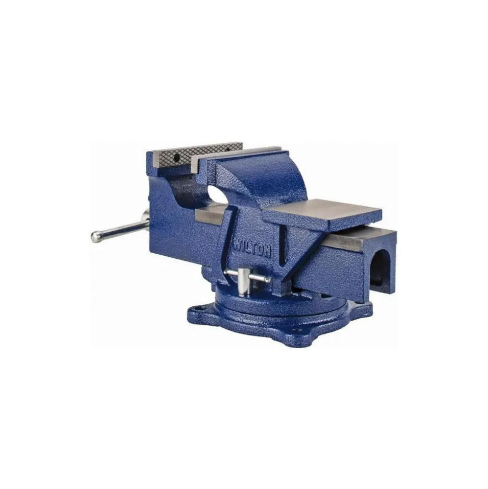 Bench Vise: 6" Jaw Width, 6" Jaw Opening, 3" Throat Depth