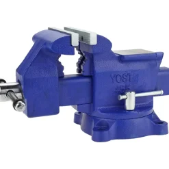 Bench Vise: 5-1/2" Jaw Width, 5" Jaw Opening, 3-1/4" Throat Depth