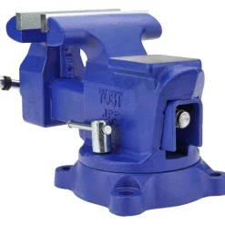 Bench Vise: 5-1/2" Jaw Width, 5" Jaw Opening, 3-1/4" Throat Depth