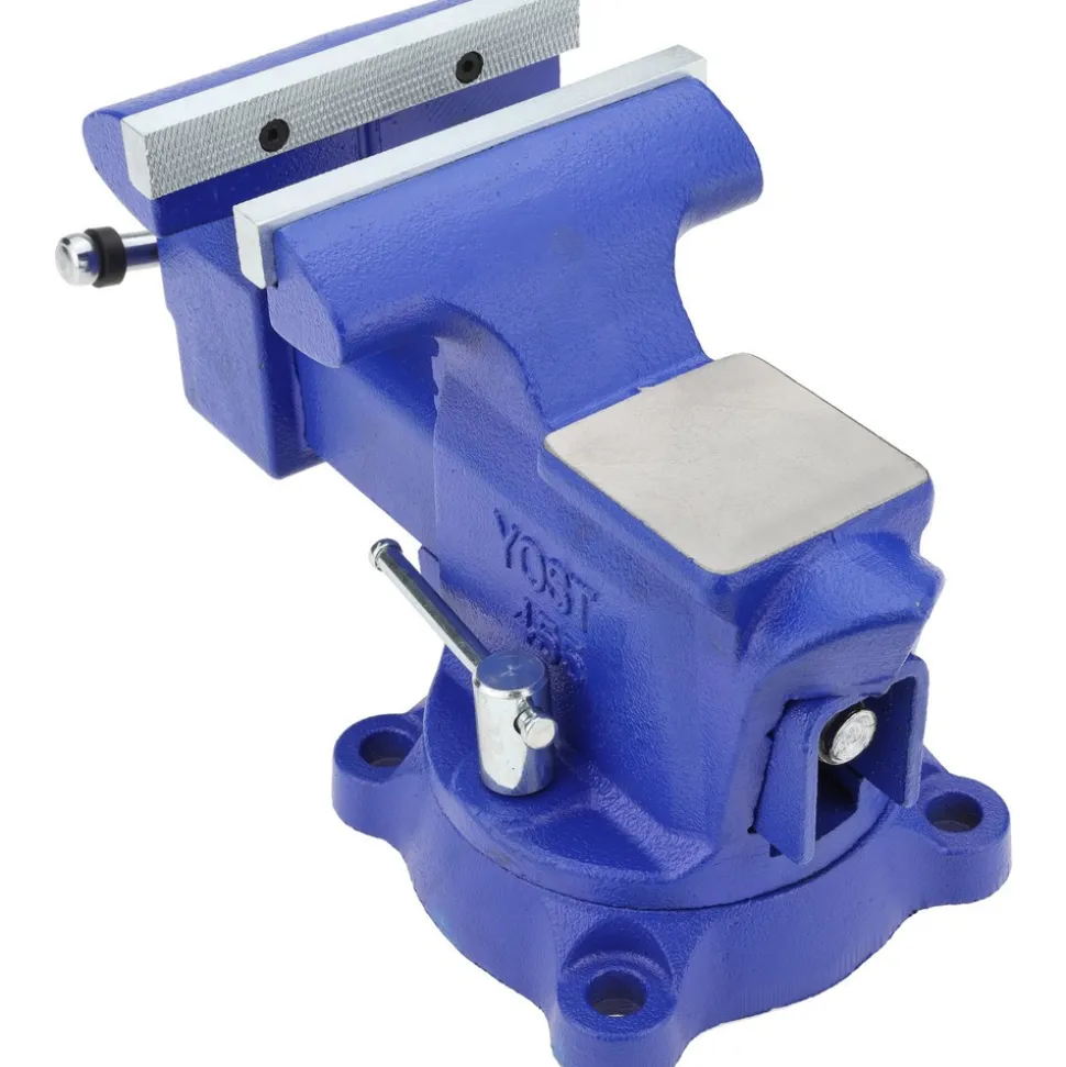 Bench Vise: 5-1/2" Jaw Width, 5" Jaw Opening, 3-1/4" Throat Depth