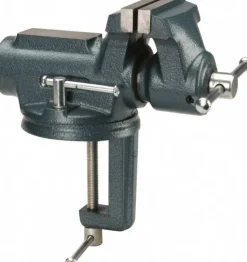 Bench Vise: 4" Jaw Width, 2" Throat Depth