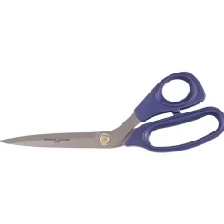 Bent Trimmer: 11" OAL, 4-5/8" Cut Length, Stainless Steel, Molded Plastic Handles