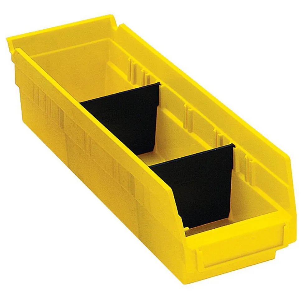 Bin Divider: Use with Quantum Storage Systems - Shelf Bin QSB101, 103 & 105, Black