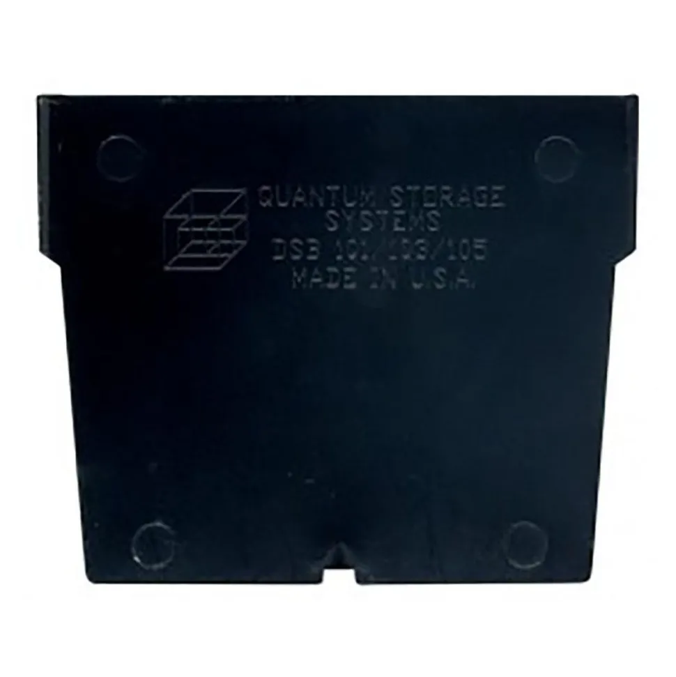 Bin Divider: Use with Quantum Storage Systems - Shelf Bin QSB101, 103 & 105, Black