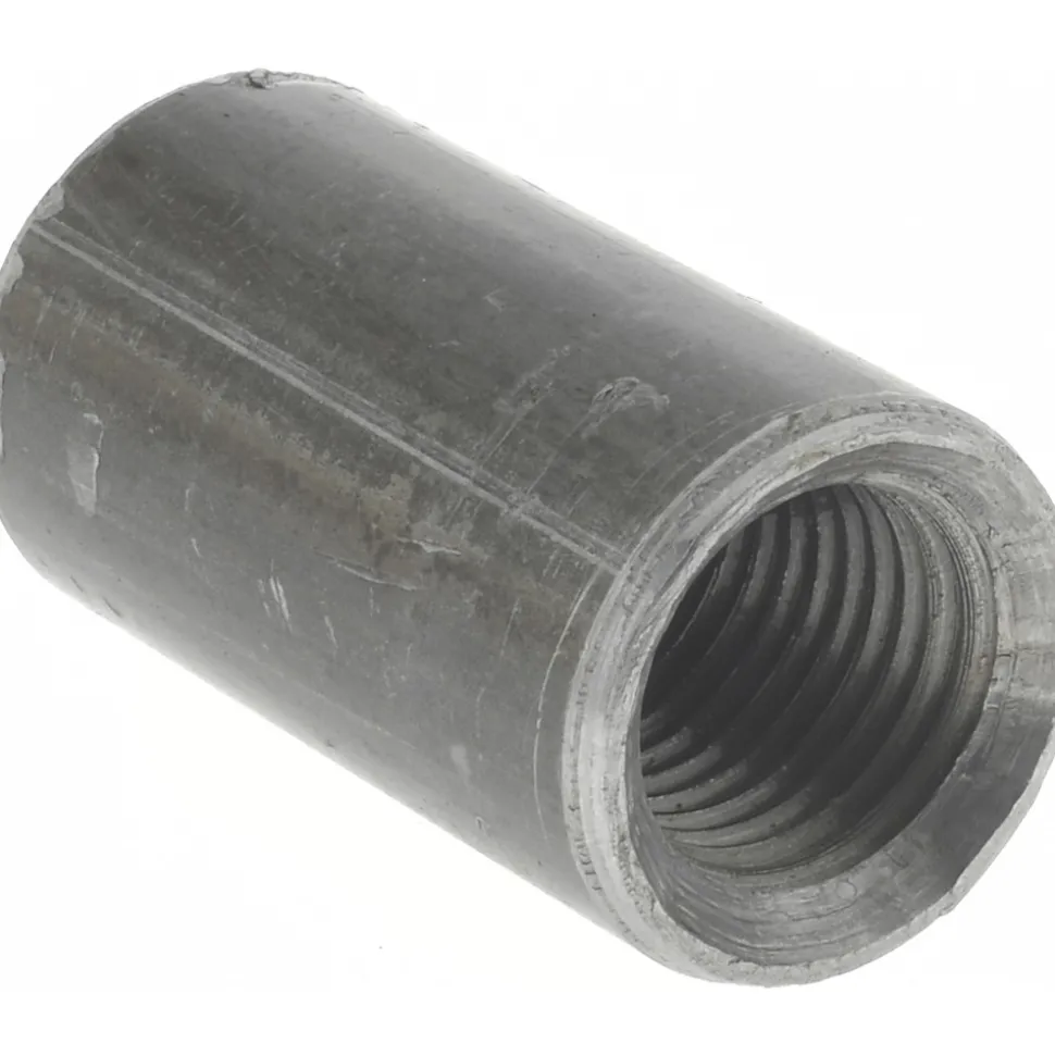 Black Coupling: 1/4", Threaded