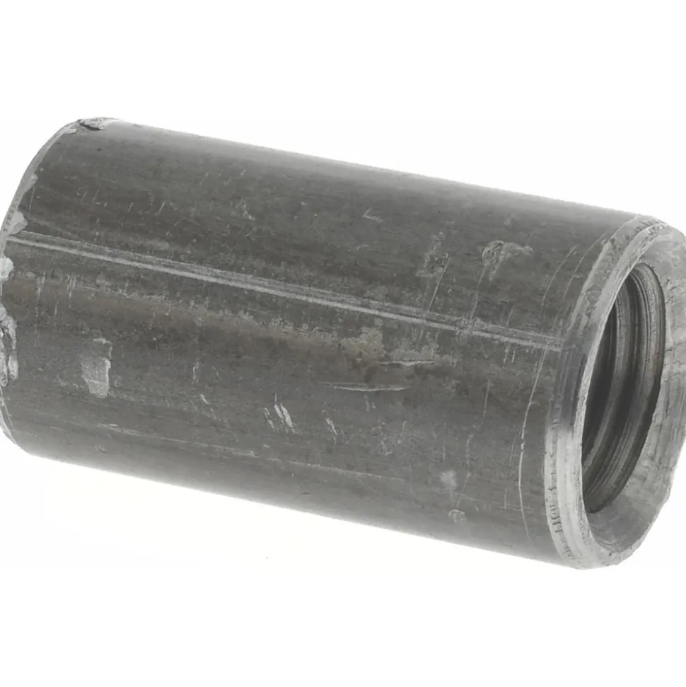 Black Coupling: 1/4", Threaded