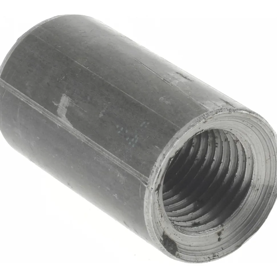 Black Coupling: 1/4", Threaded