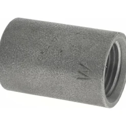 Black Coupling: 1/2", Threaded