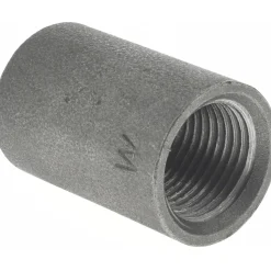 Black Coupling: 1/2", Threaded