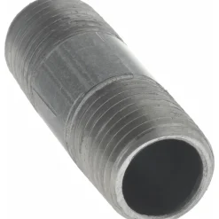 Black Pipe Nipple: 1/4