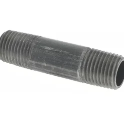 Black Pipe Nipple: 1/4" Dia x 2" Long, Schedule 40