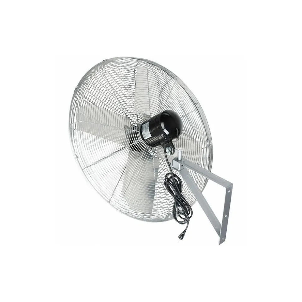 30" Blade 6,000/7,900 CFM 1/4 hp Fixed Industrial Circulation Wall-Mount Fan