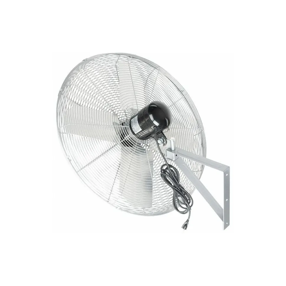 30" Blade 7,500/9,850 CFM 1/2 hp Heavy Duty Air Industrial Circulation Wall-Mount Fan