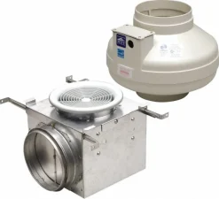 6" Blade, Direct Drive, 0.082 hp, 190 CFM, Totally Enclosed Exhaust Fan