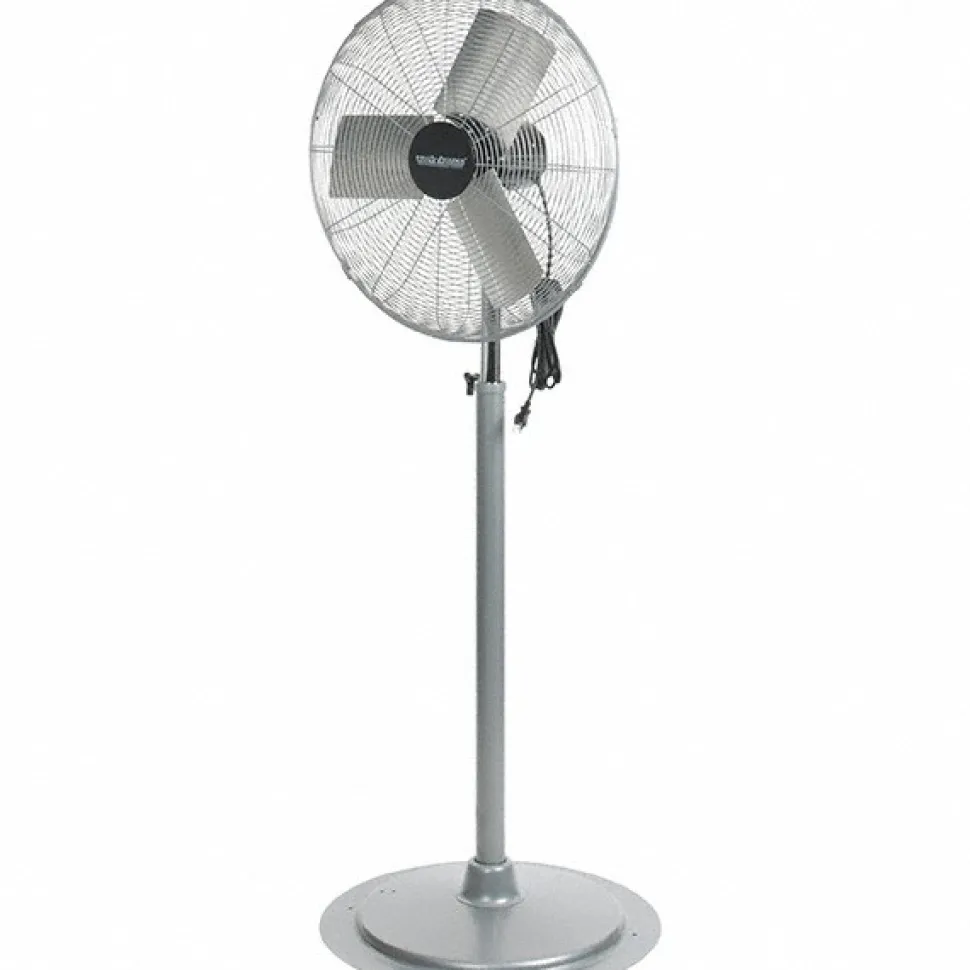 24" Blade, 1/4 hp 6,800 Max CFM, Pedestal Fan