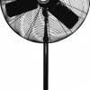 30" Blade, 1/4 hp, 7,400 Max CFM, Single Phase Non-Oscillating Pedestal Fan