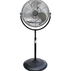 20" Blade, 1/8 hp, 6,039 Max CFM, Standing Pedestal Fan