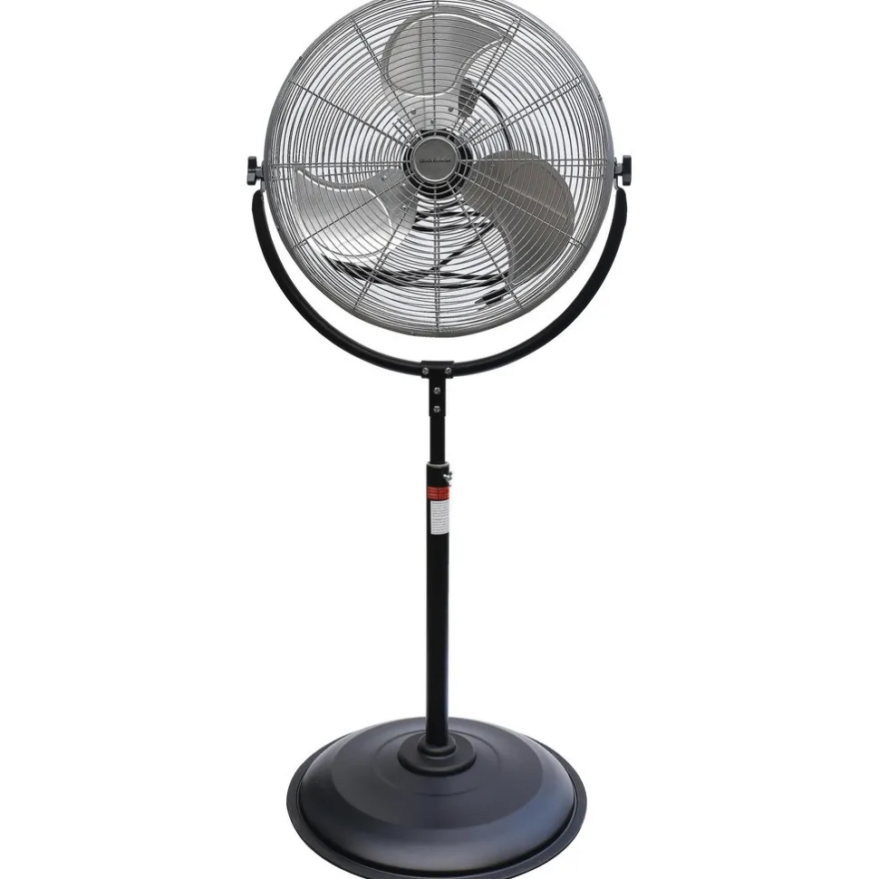 20" Blade, 1/8 hp, 6,039 Max CFM, Standing Pedestal Fan