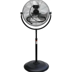 20" Blade, 1/8 hp, 6,039 Max CFM, Standing Pedestal Fan