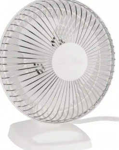 6" Blade, 191 Max CFM, Desk Fan