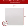 Blanket Insulation: Material: Fiber; Density (Lb./Cu. Ft.): 8; Shape: Square; Thickness: 1