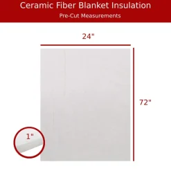 Blanket Insulation: Material: Fiber; Density (Lb./Cu. Ft.): 6; Shape: Rectangle; Thickness: 1
