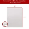 Blanket Insulation: Material: Fiber; Density (Lb./Cu. Ft.): 6; Shape: Rectangle; Thickness: 1