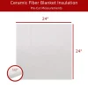 Blanket Insulation: Material: Fiber; Density (Lb./Cu. Ft.): 8; Shape: Rectangle; Thickness: .5