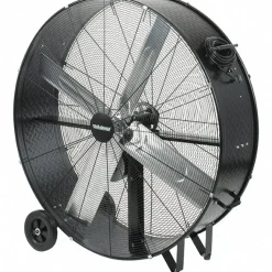 Blower Fan: 15,500 CFM, Belt Drive, Drum Fan