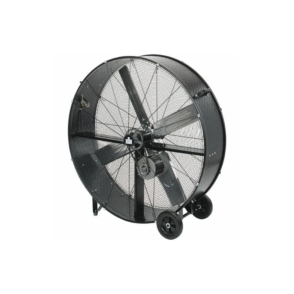 Blower Fan: 15,500 CFM, Belt Drive, Drum Fan