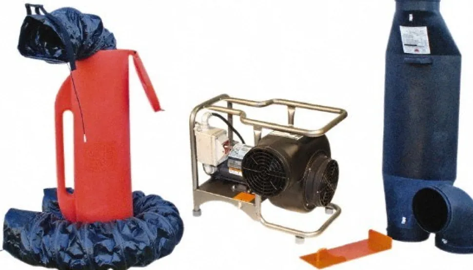Blower & Fan Kits; Type: Conductive Ventilation Kit; Kit Type: Conductive Ventilation Kit; Type of Power: Electrical (AC); Inlet Dia: 8 in; Inlet/Outlet Size (Inch): 8; Outlet Dia: 8 in; Cubic Feet per Minute (CFM): 1570 (Free Air); Air Flow: 1570 (Free Air) cu ft; Horsepower (HP): 0.75