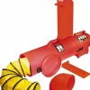 Blower & Fan Kits; Type: Ventilation Kit; Kit Type: Ventilation Kit; Type of Power: Electric (AC); Inlet/Outlet Size (Inch): 8; Cubic Feet per Minute (CFM): 974 (Free Air); Air Flow: 974 (Free Air) cu ft; Horsepower (HP): 0.33; Horse Power: 0.33 hp; 0.33 hp old; Explosion Proof: No