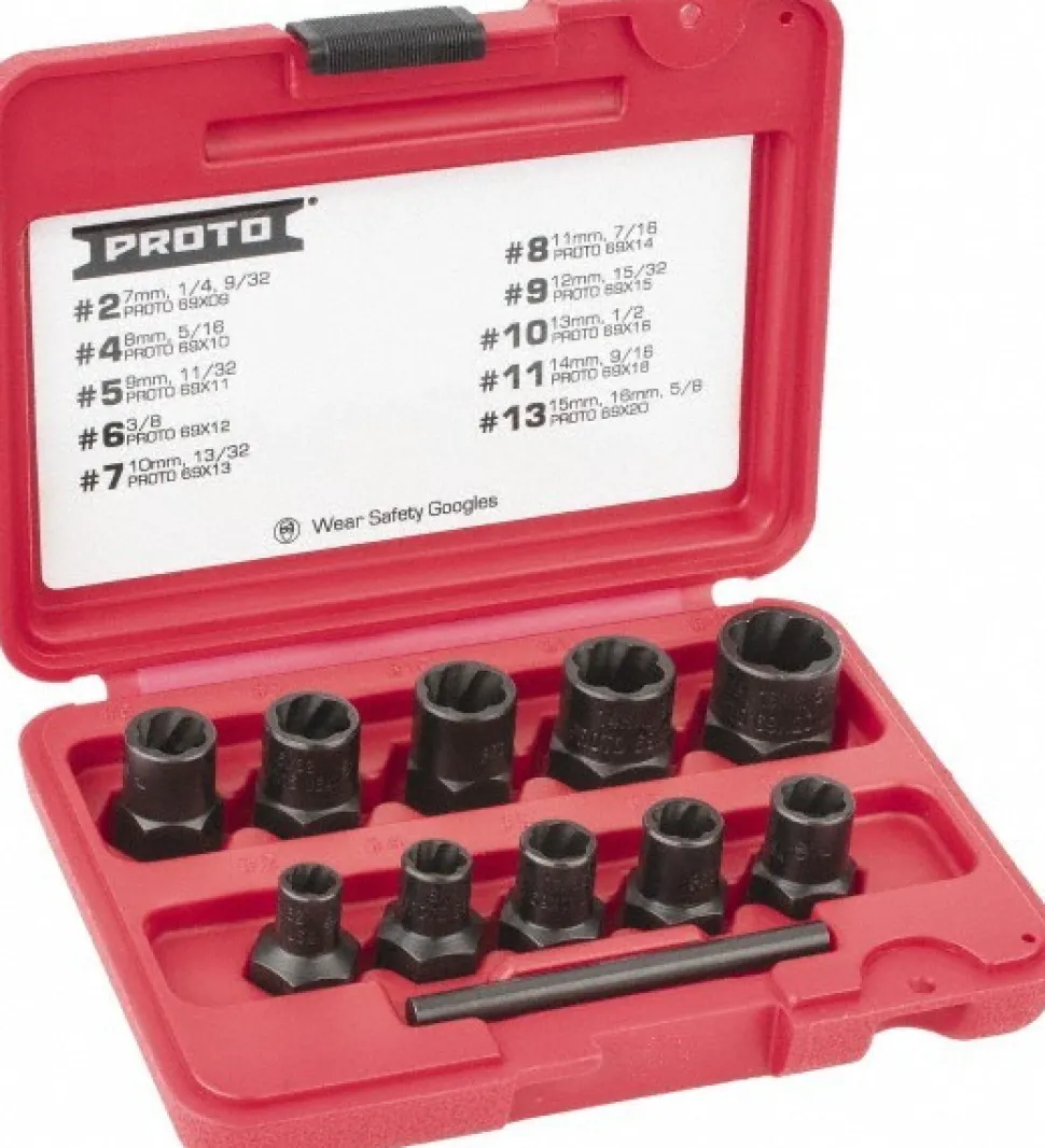 Bolt & Screw Extractor Set: Socket & Wrench Bolt Extractor
