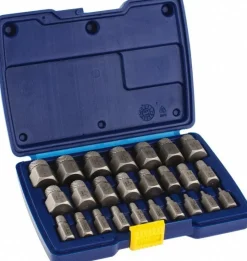 Bolt & Screw Extractor Set: Spiral Flute Screw Extractor