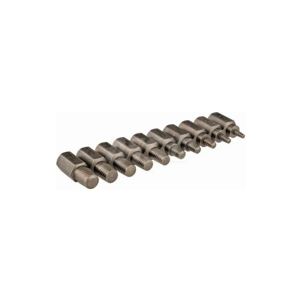 Bolt & Screw Extractor Set: Spiral Flute Screw Extractor