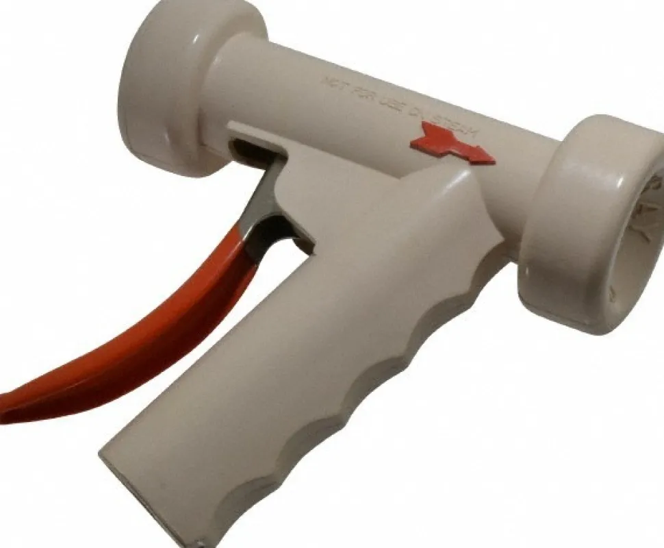 Brass Pistol Grip Spray Nozzle: 1/2" Pipe