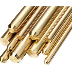 Brass Round Rod: 1/2" Dia, 72" Long, Alloy 360