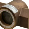 Bronze Body Sight Flow Indicator: 1" NPT, 125 psi, Use with Gas & Liquid