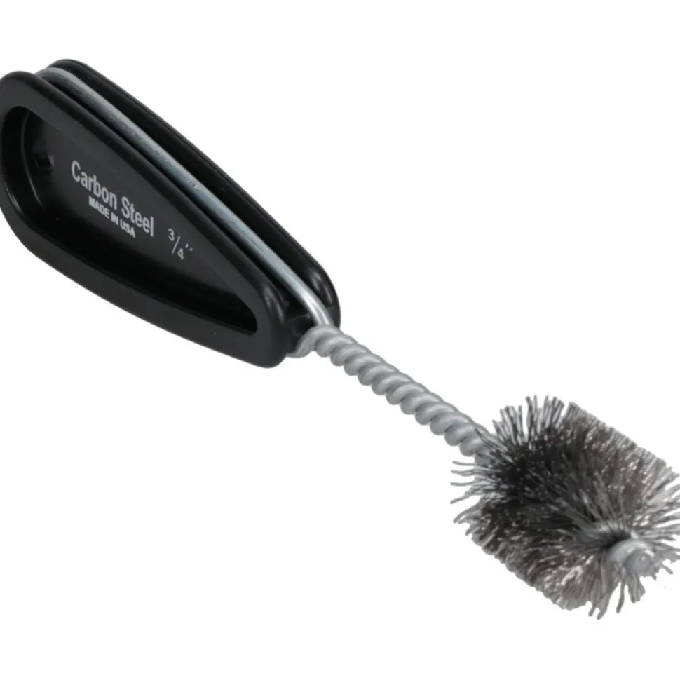15/16" Brush Dia, 3/4" ID, Carbon Steel, Plumbing, Hand Fitting & Cleaning Brush