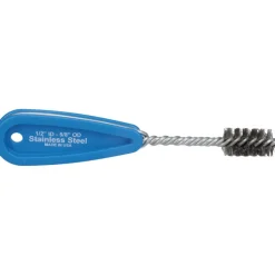 11/16" Brush Dia, Stainless Steel, Refrigeration, Hand Fitting & Cleaning Brush