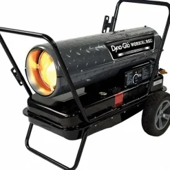 135,000 BTU Diesel/Kerosene/JP-8/Jet A Forced Air Heater with Thermostat