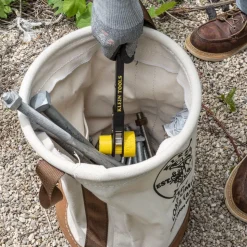 Bucket Organizer: 1 Pocket, 12" Wide, 12" Deep, 17" High