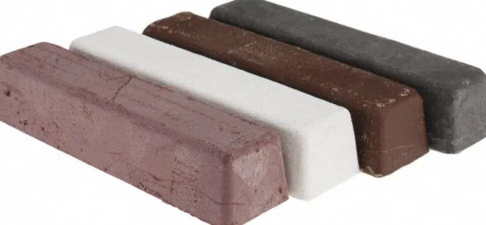 Buffing & Polishing Compound: Emery, Rouge & Tripoli, Black, Brown, Red & White