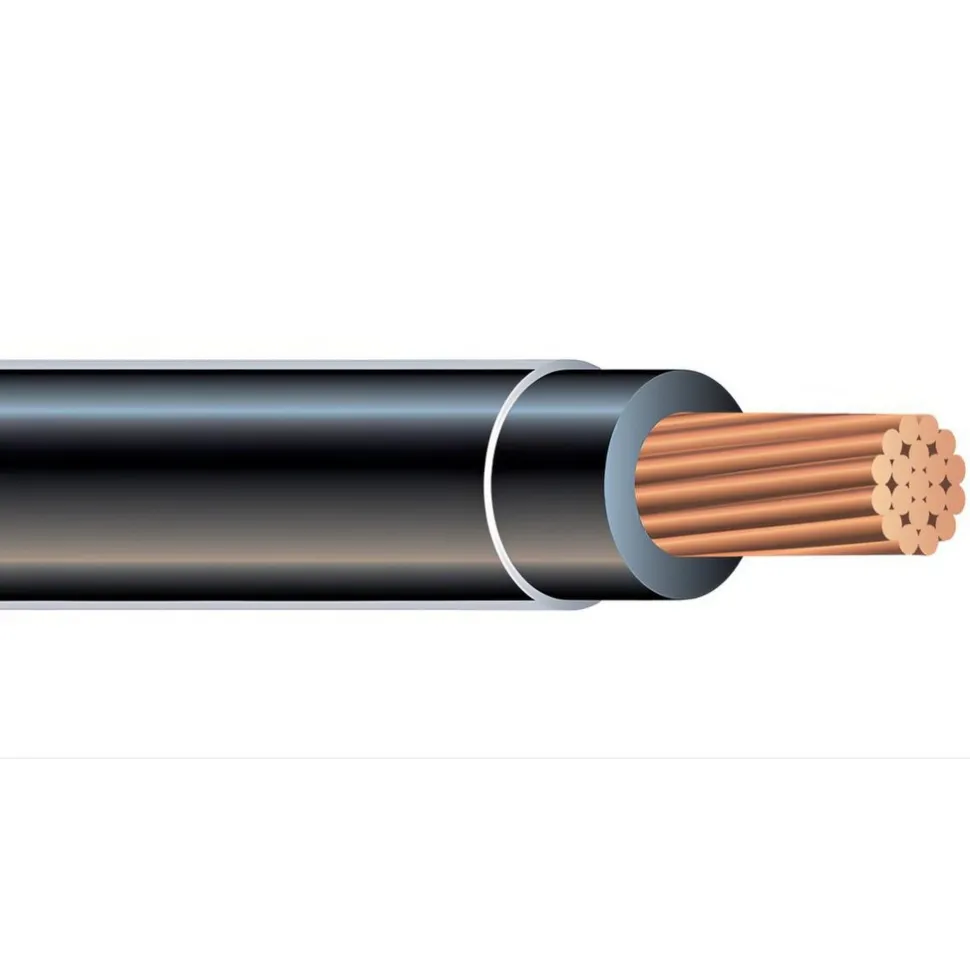 Building Wire: THHN, 2.000 AWG, Nylon, Stranded Core, 500.00' Long