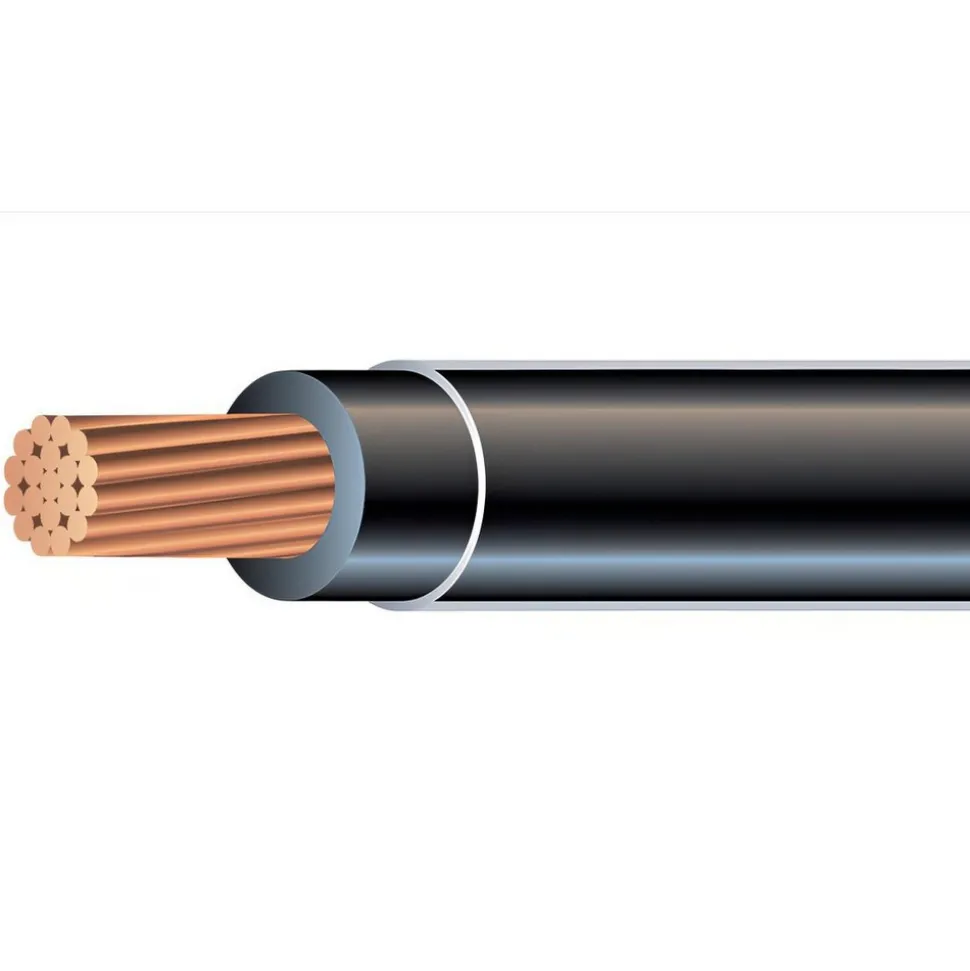 Building Wire: THHN, 2.000 AWG, Nylon, Stranded Core, 500.00' Long