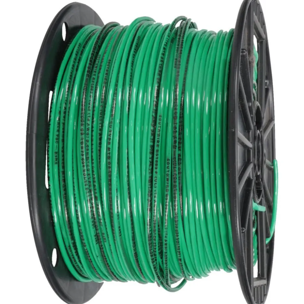 Building Wire: THHN, 14.000 AWG, Nylon, Stranded Core, 500.00' Long