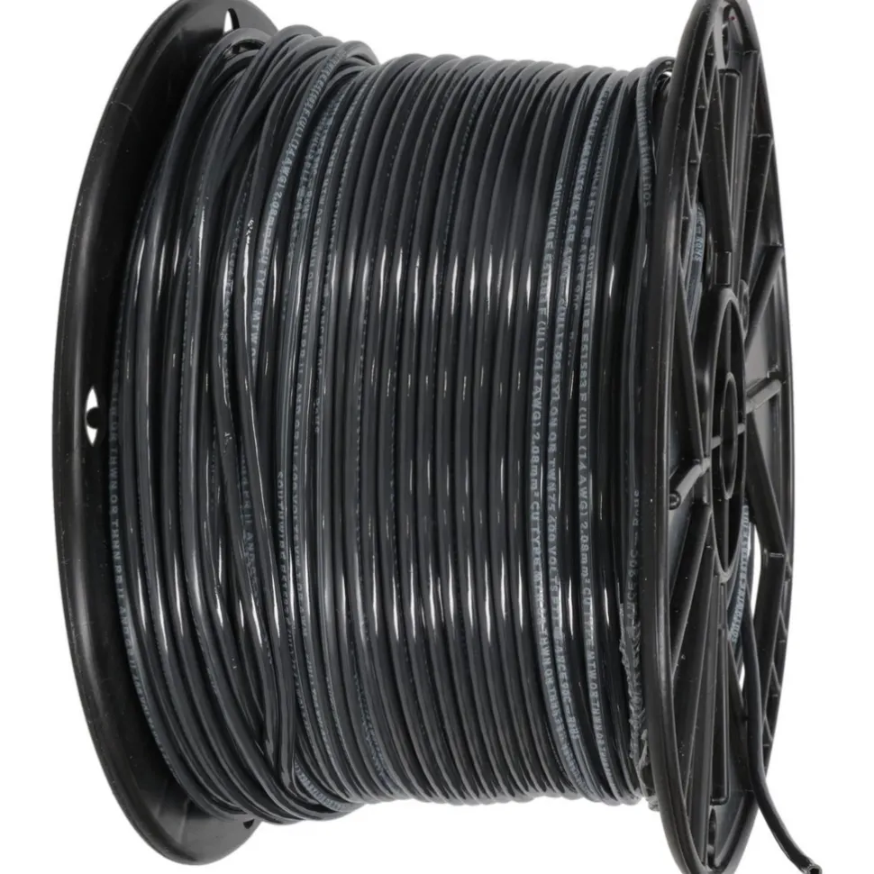 Building Wire: THHN, 14.000 AWG, Nylon, Stranded Core, 500.00' Long