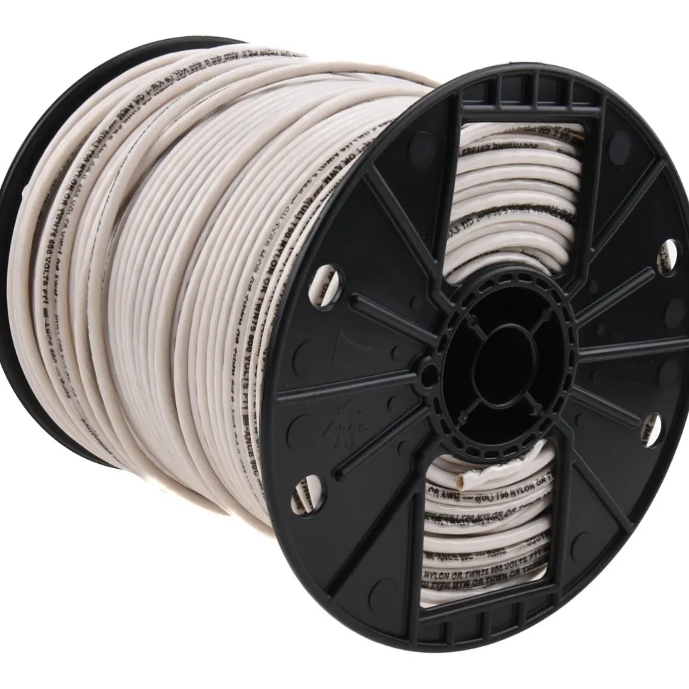 Building Wire: THHN, 10.000 AWG, Nylon, Stranded Core, 500.00' Long