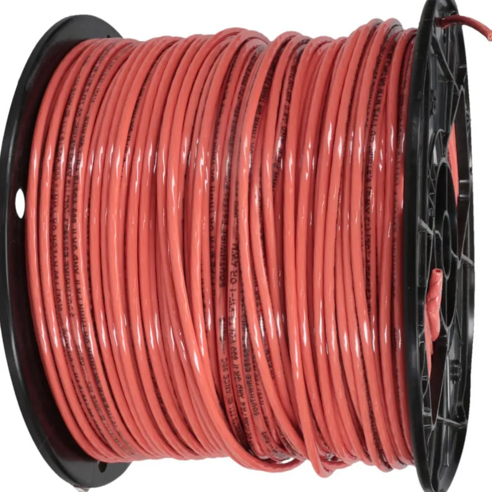 Building Wire: THHN, 12.000 AWG, Nylon, Stranded Core, 500.00' Long