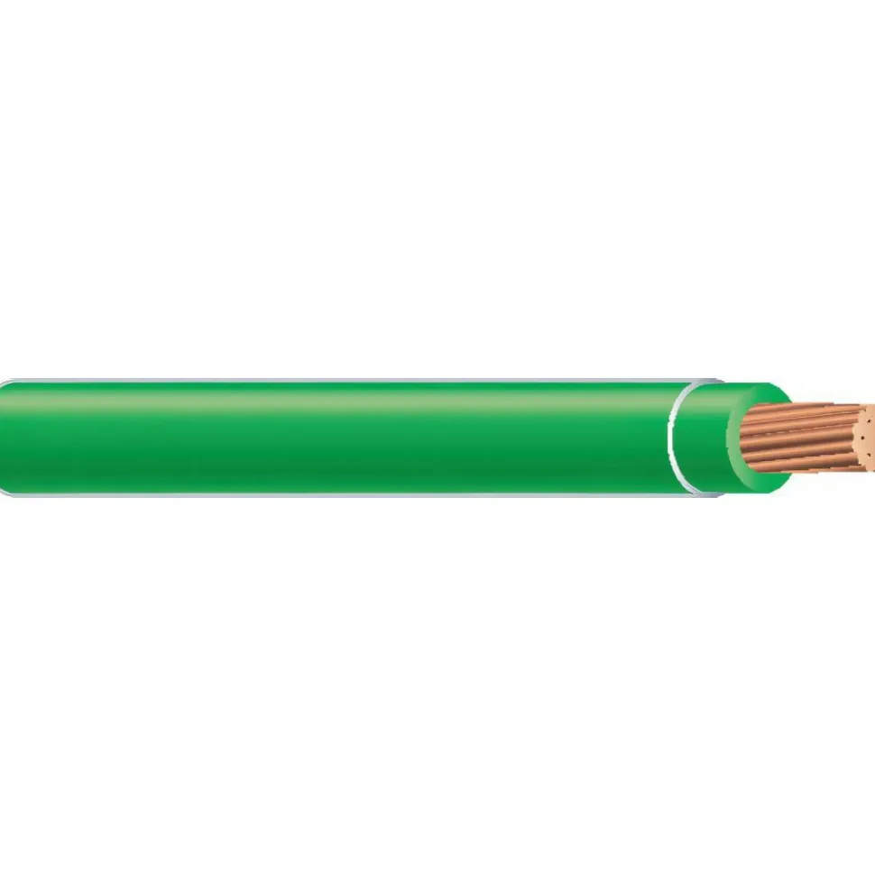 Building Wire: THHN, 6.000 AWG, Nylon, Stranded Core, 500.00' Long